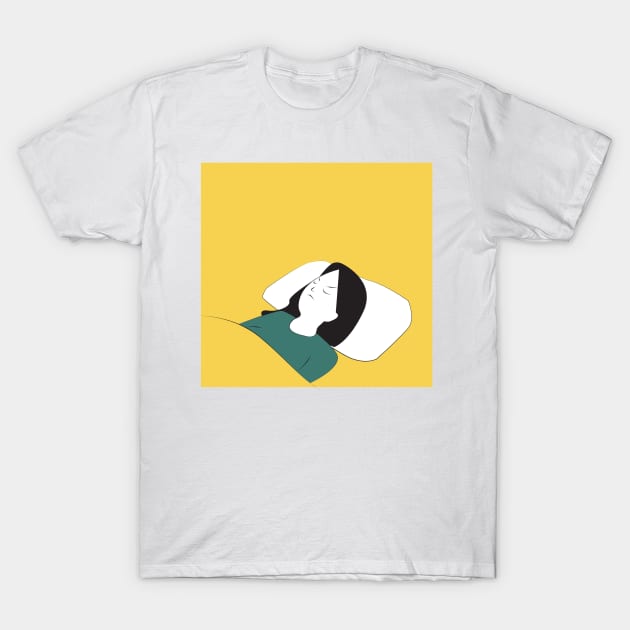 Girl Can't Sleep T-Shirt by echosantos